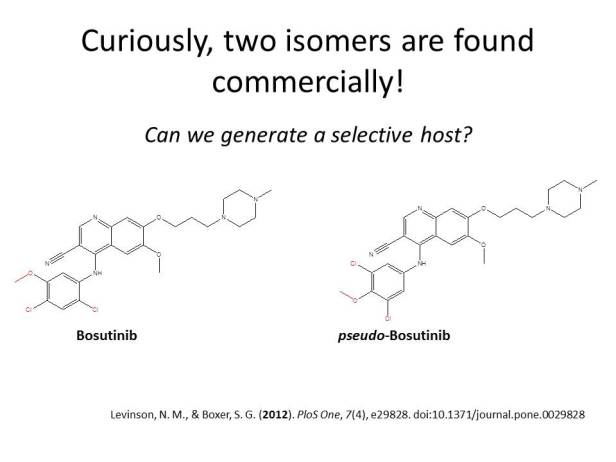 A comercial error has released two isomers to the market, only one of them actually works. CAN WE GENERATE A RECOGNITION AGENT??