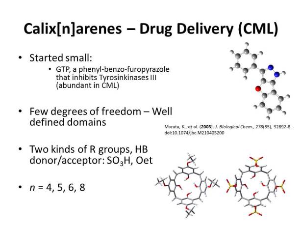 We decided to go with drugs for the treatment of chronic myeloid leukemia